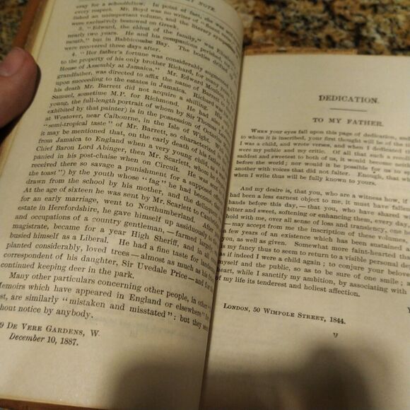 1800s The Complete Poetical Works of Elizabeth Barrett Browning Leather Cover - Picture 9 of 10